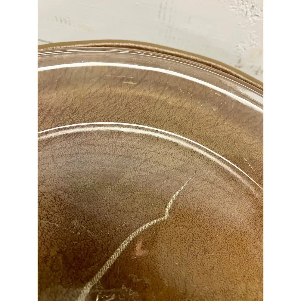 Anchor Hocking Glass Pie Pan.